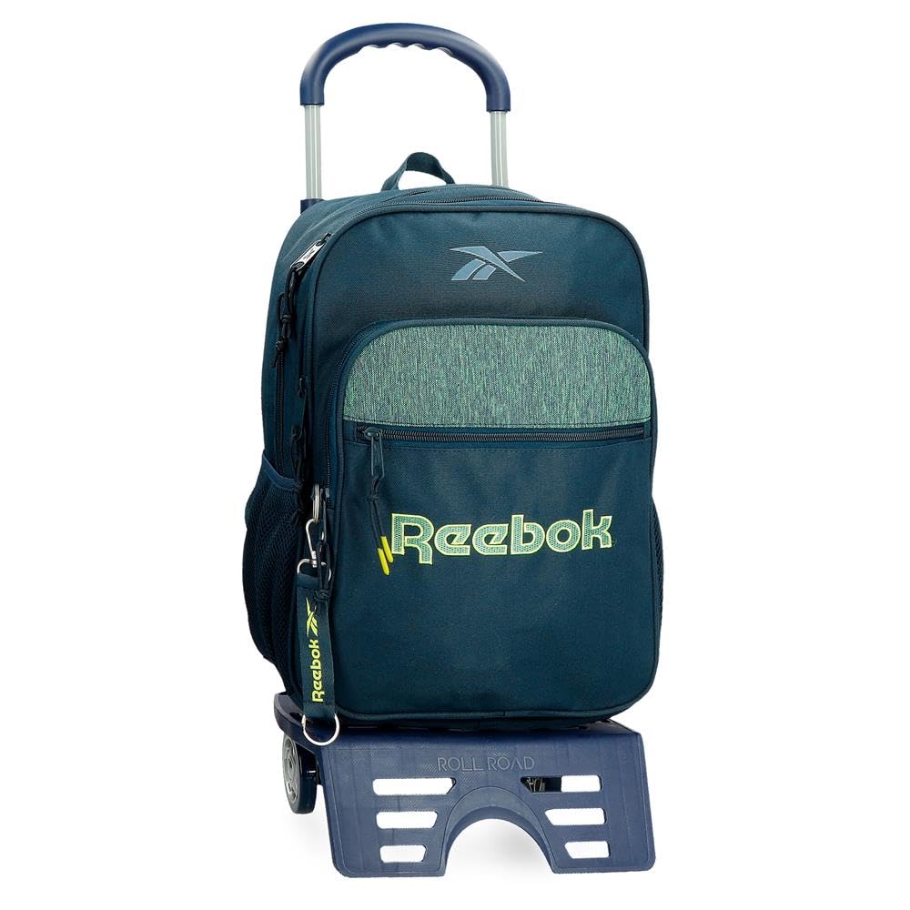 Reebok Summerville Mochila Escolar, Verde, 30x40x12 cms