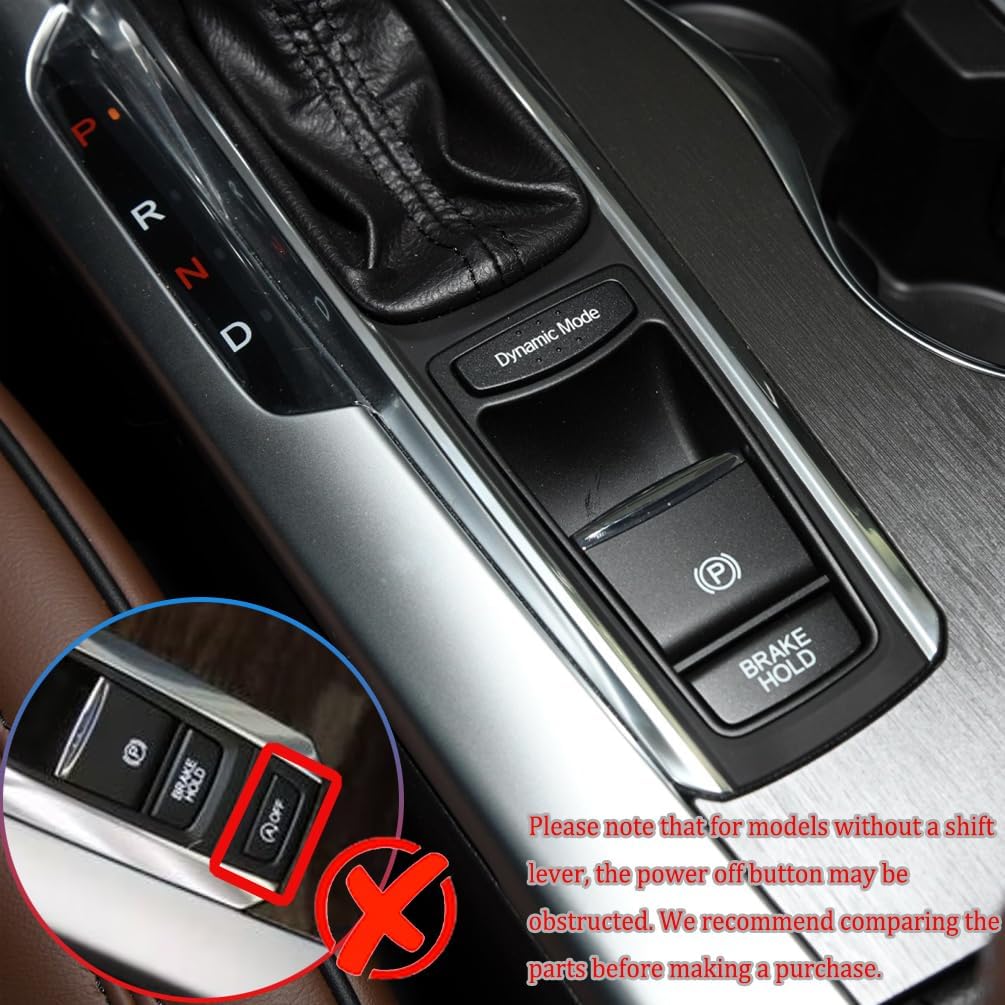 2Pcs Center Console Automatic Transmission Shift Boots Panel Cup Holder Cover for Acura TLX 2015-2020 - ABS Carbon Fiber Sport Interior Accessories（with Gear Shift Lever）