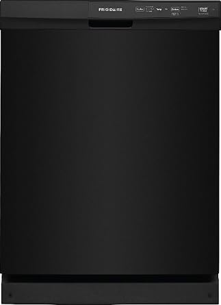 24 in. in. Front Control Built-in Tall Tub Dishwasher in Black with 3-Cycles, 55 dBA