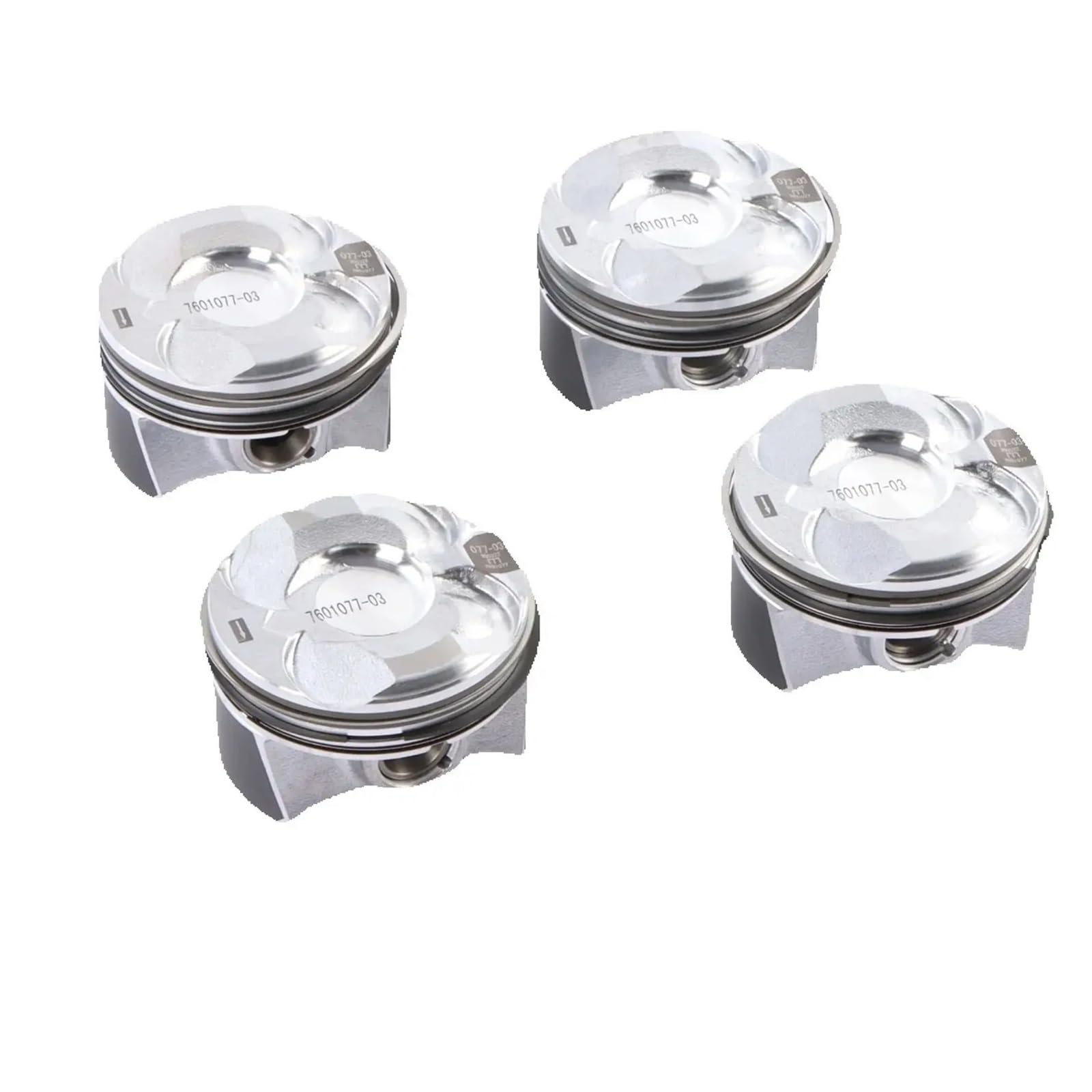 4 szt. 11257601181 zestaw tłoka i pierścieni N18 B16A standardowe dopasowanie do MINI Cooper pasuje Countryman Paceman 2010-2016 Zestaw cylindra i tłoka motocykl Komplet cylinder