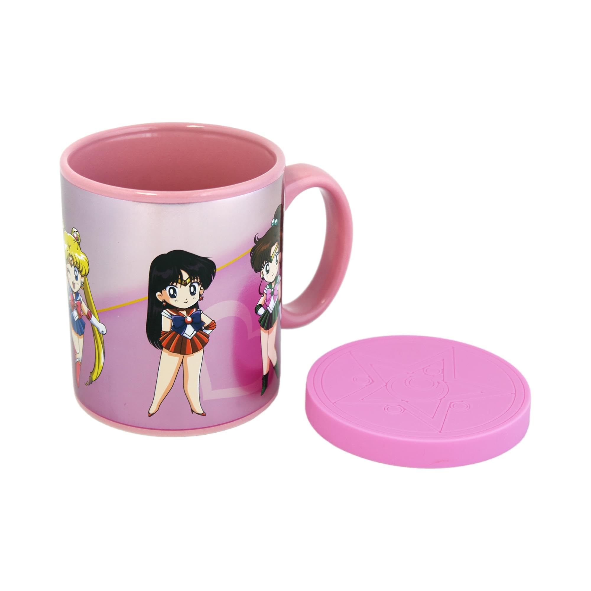 Amazon.com: Sailor Moon Sailor Scouts 16 Ounce Ceramic Mug with