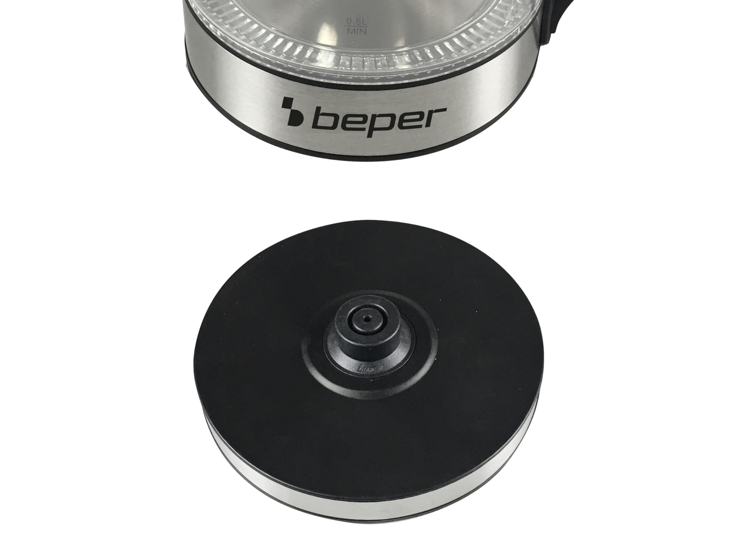 BEPER P101BOL200 1,8L Glazen Waterkoker, Elektrische Theepot Met Filter 360 Draaibare Voet Automatische Uitschakeling En Oververhittingsbeveiliging 2200w 2927330698
