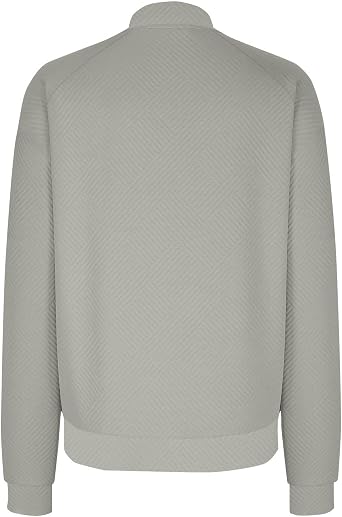 PBNBP Womens Jacquard Bomber Jacket Casual Lightweight Zip Up Knit Sweater Coat Fall Fashion Textured Outwear