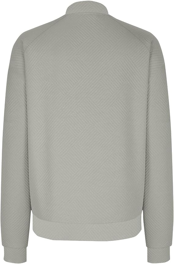 PBNBP Womens Jacquard Bomber Jacket Casual Lightweight Zip Up Knit Sweater Coat Fall Fashion Textured Outwear
