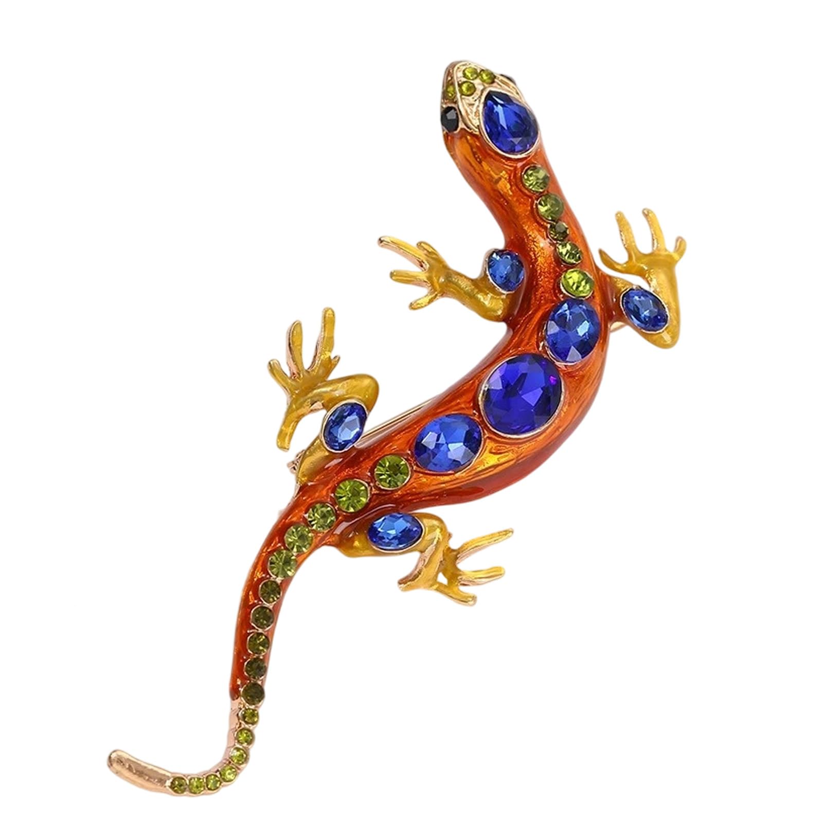 Maxtonser Vintage Lizards Brooch Retro Reptiles Pin For Men And Women Sturdy Alloy Jewelry Creative Animal Design For Casual Forma