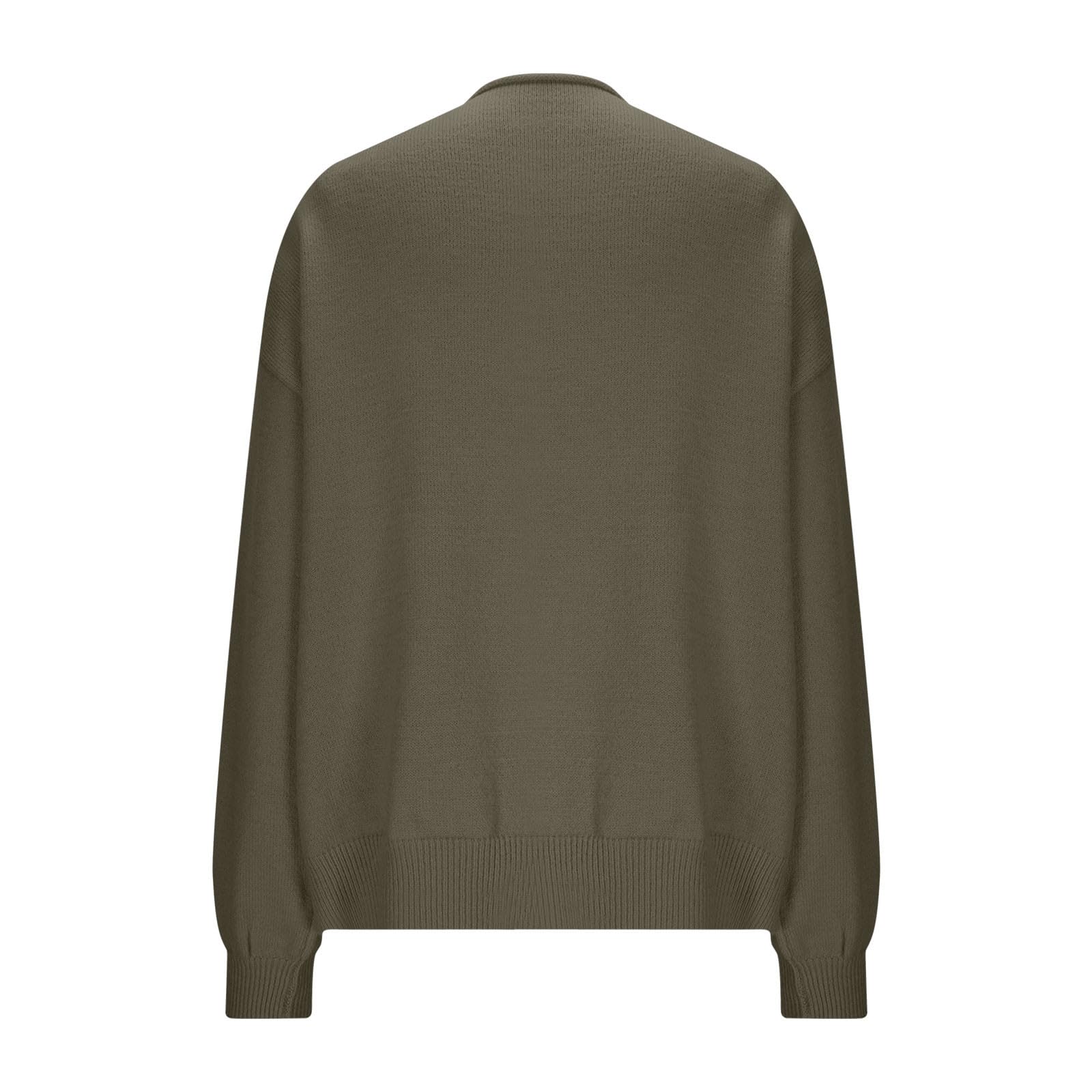 Cardigan Donna Girocollo Morbido Maglione Caldo Aperto Davanti Casual | Tessuto morbido e piacevole sulla pelle,design avvolgente e confortevole, perfetto per casa lavoro e tempo libero