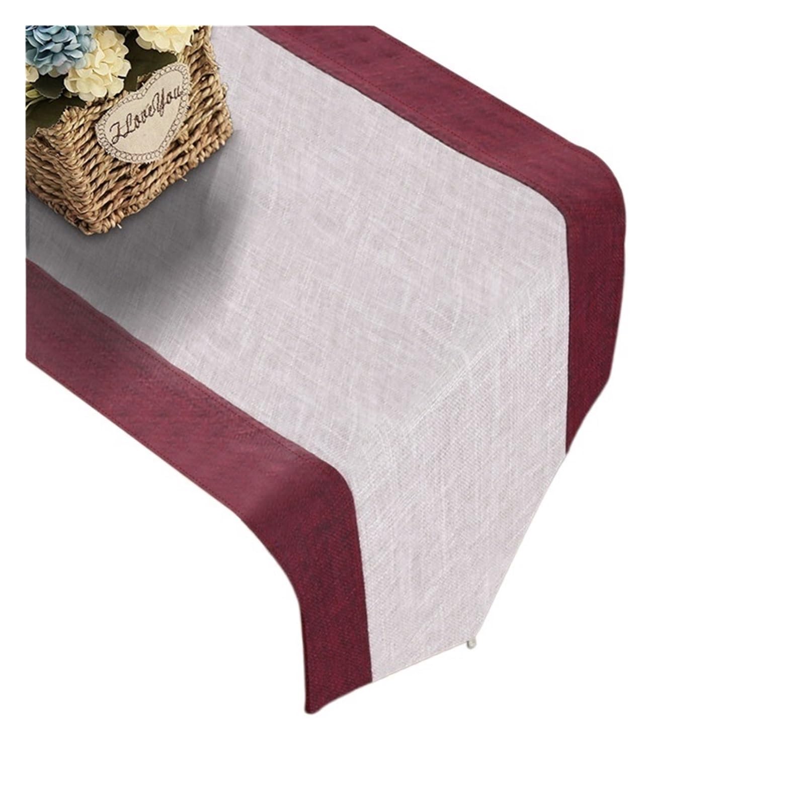Runner da tavolo con nappe for cene, feste di nozze, torte natalizie, decorazione floreale morbida for tovaglia(Yellow,33cm x 210cm)