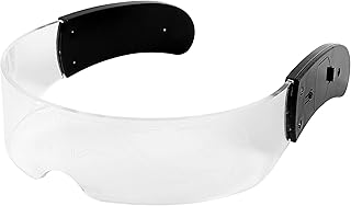 [East Leaf] サイバーパンク 光るメガネ LED サイバーグラス ゴーグル おもしろめがね パーティー グラス コスプレ 近未来 [ 7色 多彩 11モード ]