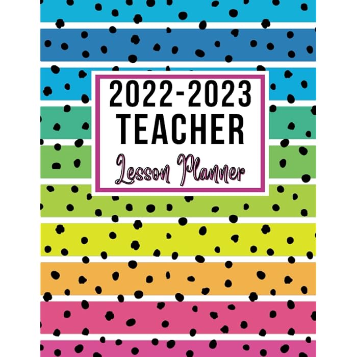 Buy Teacher Lesson Planner 20222023 Large Lesson Plan and Record Book