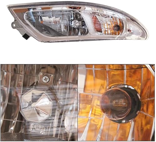 Miniatura 4 de Conjunto de faros delanteros para International Durastar 4200 4300 4400 4900 Truck,2002-2018 International 4300 Par de faros delanteros (lado