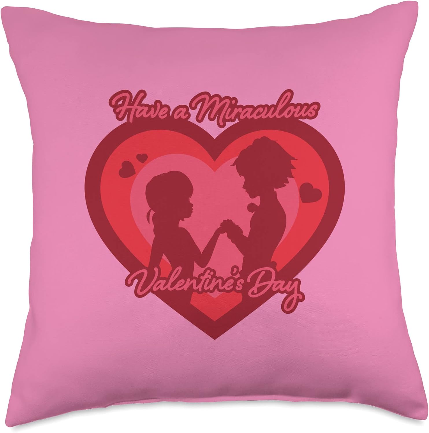 Miraculous Ladybug Have a Miraculous Valentine's Day Throw Pillow