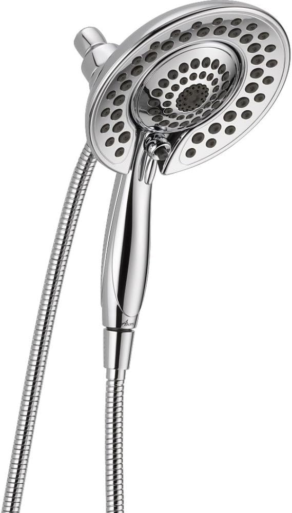 Delta Faucet 5-Spray In2ition 2-in-1 Dual Hand Held Shower Head with Hose, Chrome 58469-PK
