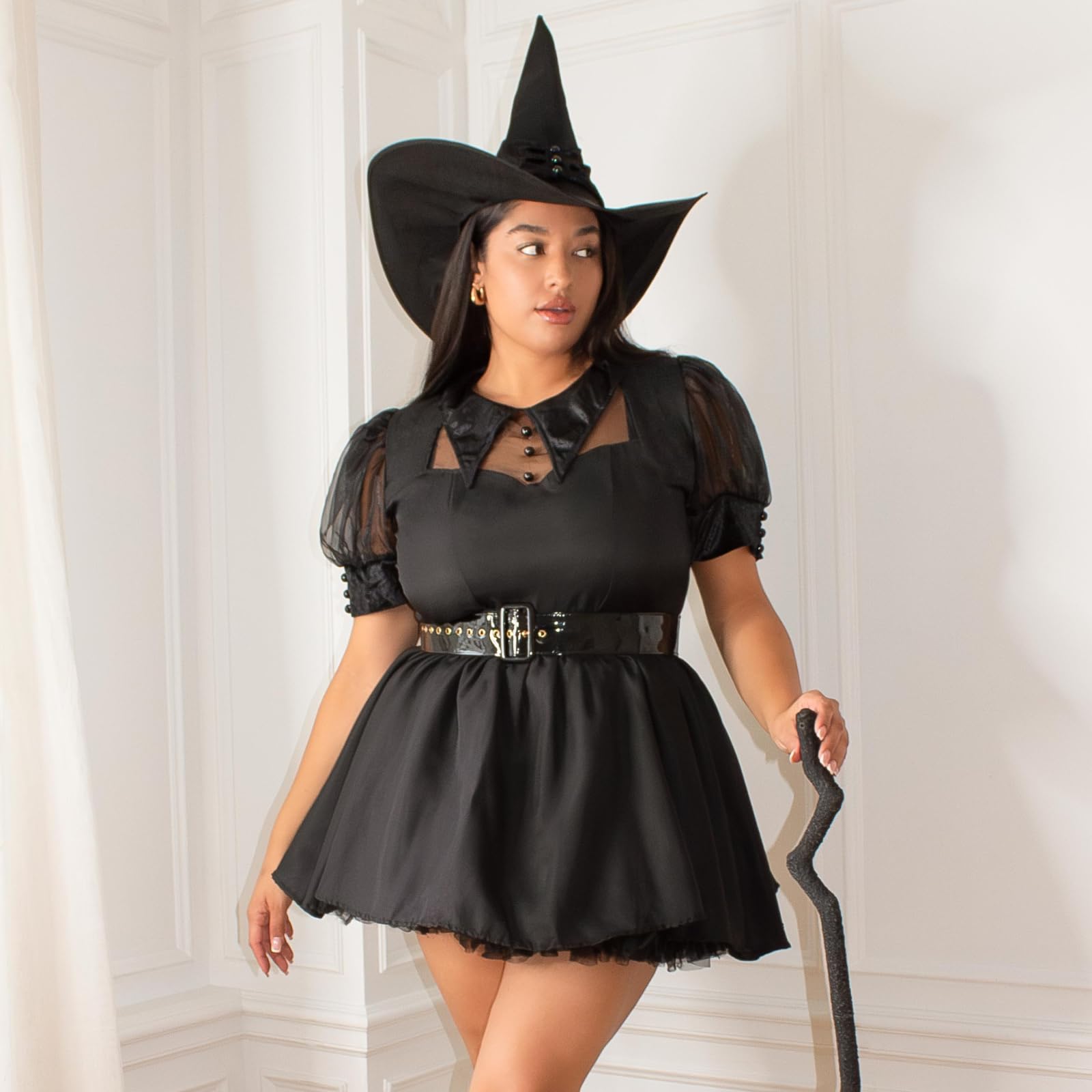 Leg Avenue Women's Classic Bewitching Witch Halloween Costume