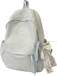 Stylish Lightweight Minimalist Backpack | With Fresh Style, Durable Spacious Daypack for New Term Gift Back-to-school season(Blue)