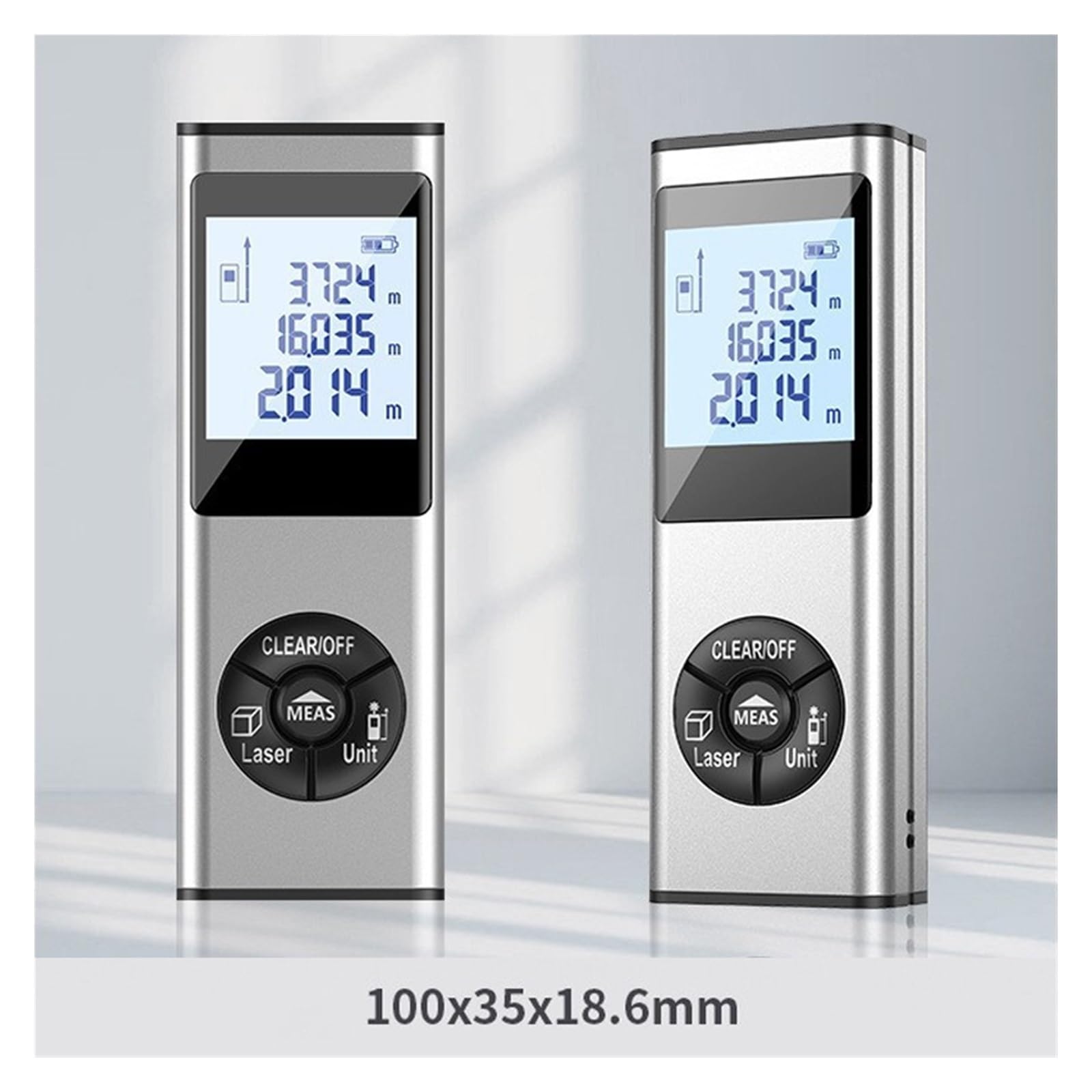 Mini misuratore di distanza 40m 60m telemetro digitale strumenti misurazione della lunghezza angolo nastro roulette elettronica Precisione Flessibilità Misurazione