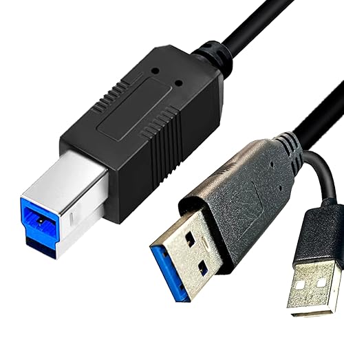 Miniatura 5 de YOTETION Extensor USB 3.0 de 25 pies, cable extensor USB (macho A a macho B) compatible con cámaras web, cámaras, teléfonos, concentradores USB,