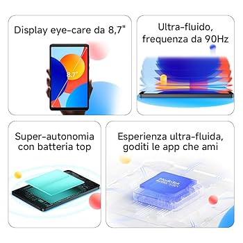 Xiaomi Redmi Pad SE 8.7'' (Tablet) Con Anello- HyperOS 2.0