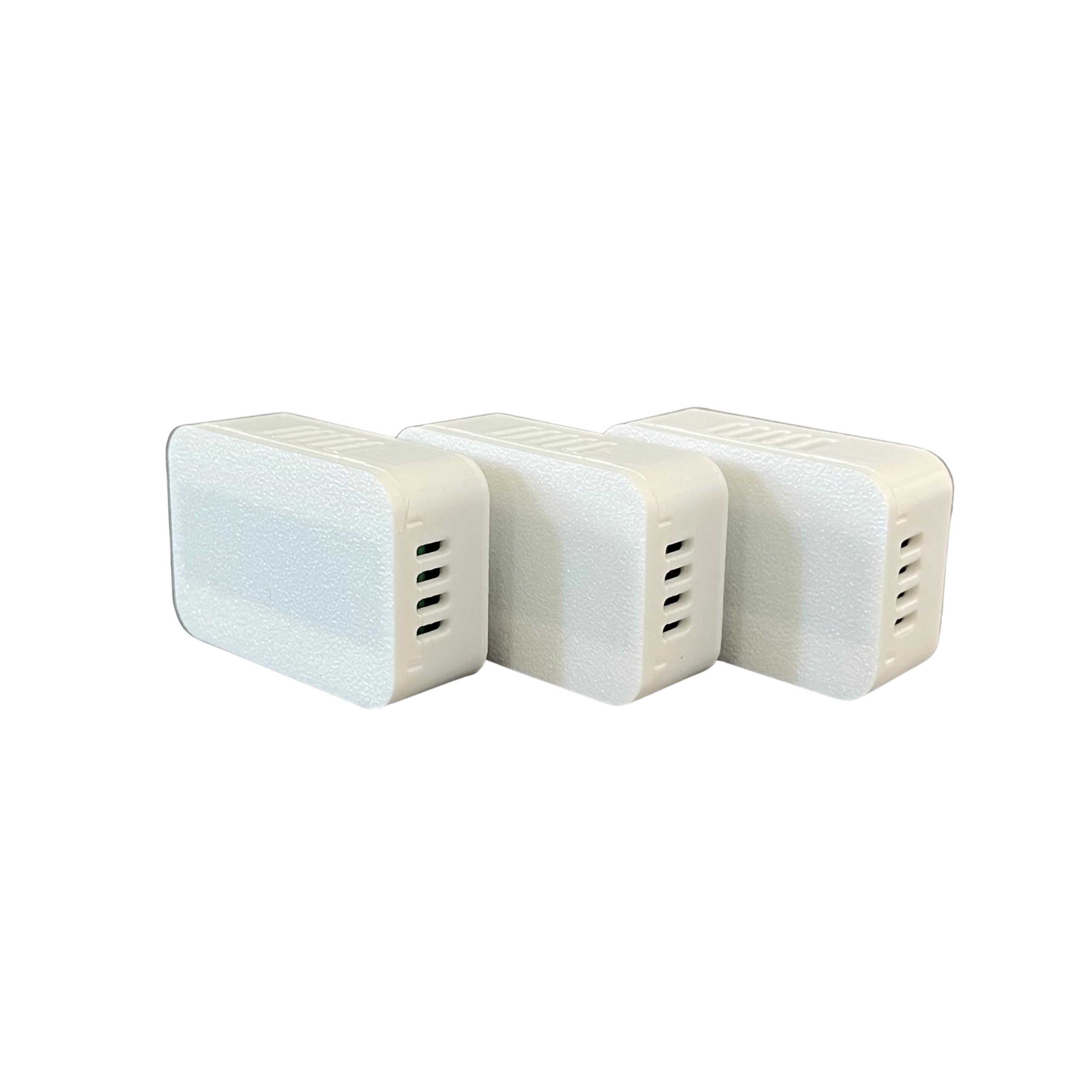AKAMATIS Human Presence Sensor v2.2 for Home Assistant, mmWave Radar Smart Motion Sensor, Adjustable Sensitivity, WiFi (Seeed C3, External Antenna + LD2410B) (White, 3 Pack (Sensor Only))