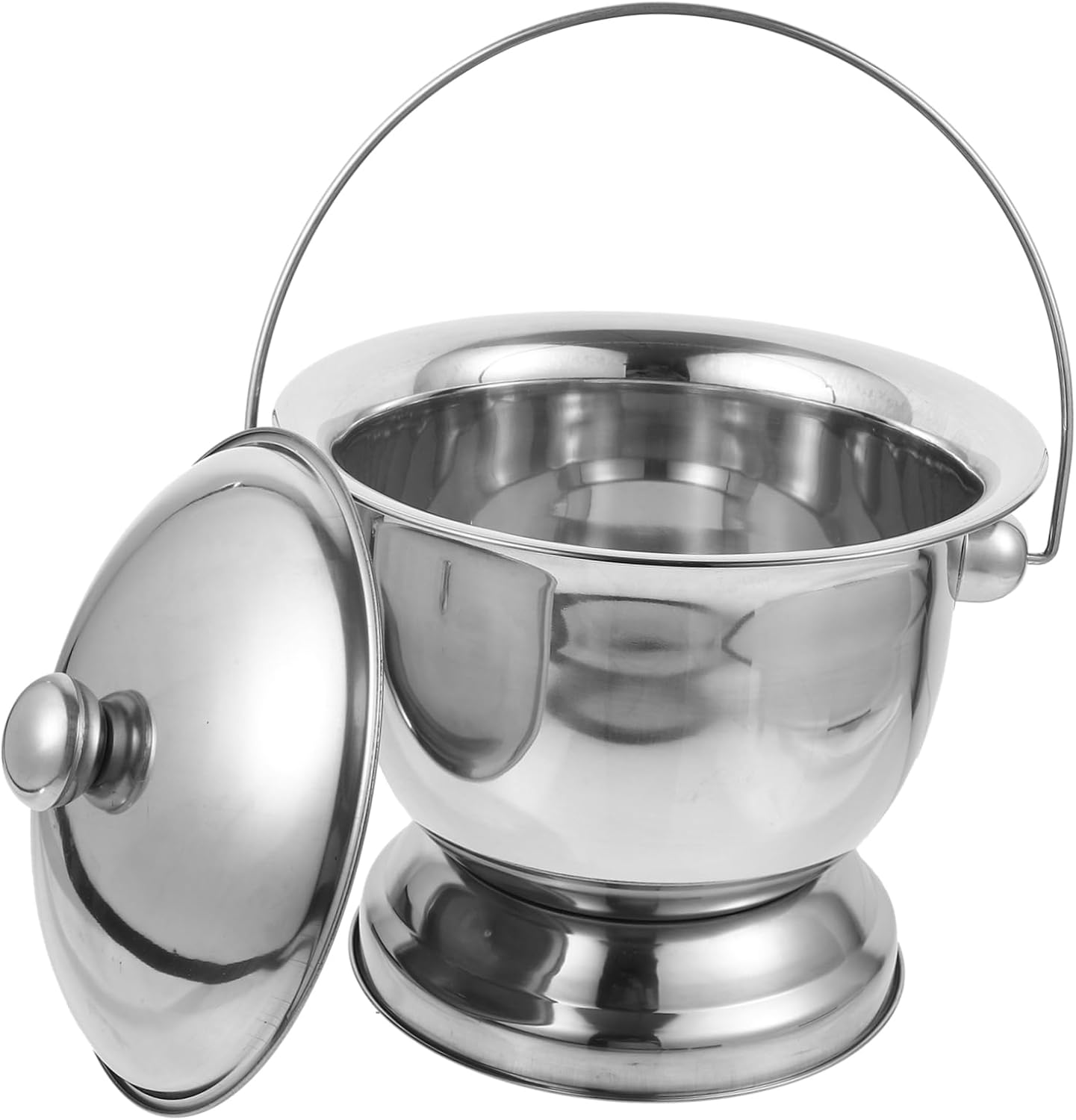Stainless Steel Urinal Bucket Portable Urinal for Elderly Home Hospital Travel