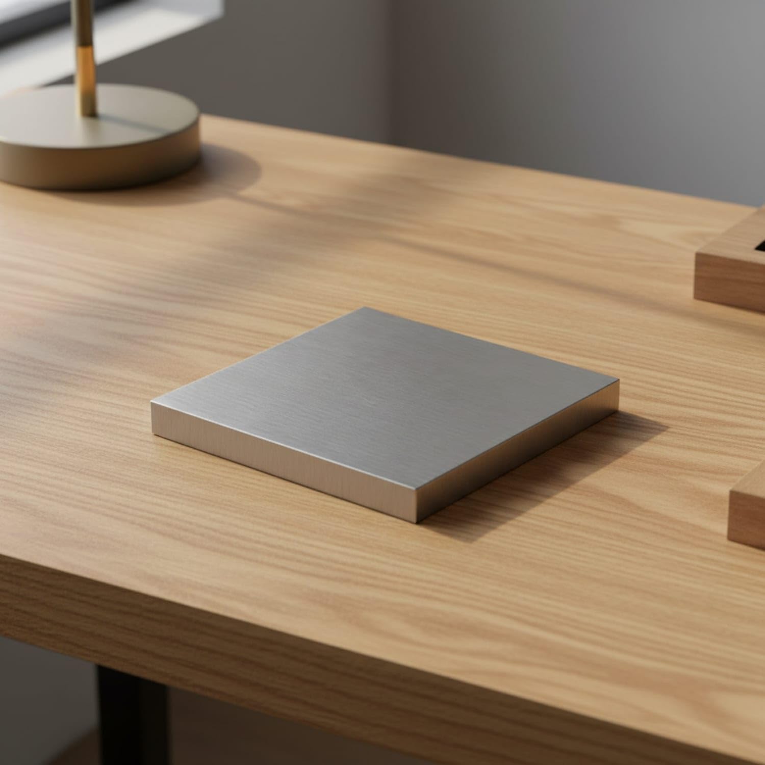 Low-Height Steel Anvil Block Compact Steel Bench Block Solid Anvil with Brushed Surface Sturdy for Jewelers, Crafters, Jewelry Making, Leatherwork, Square Anvil 100MM-picture-10