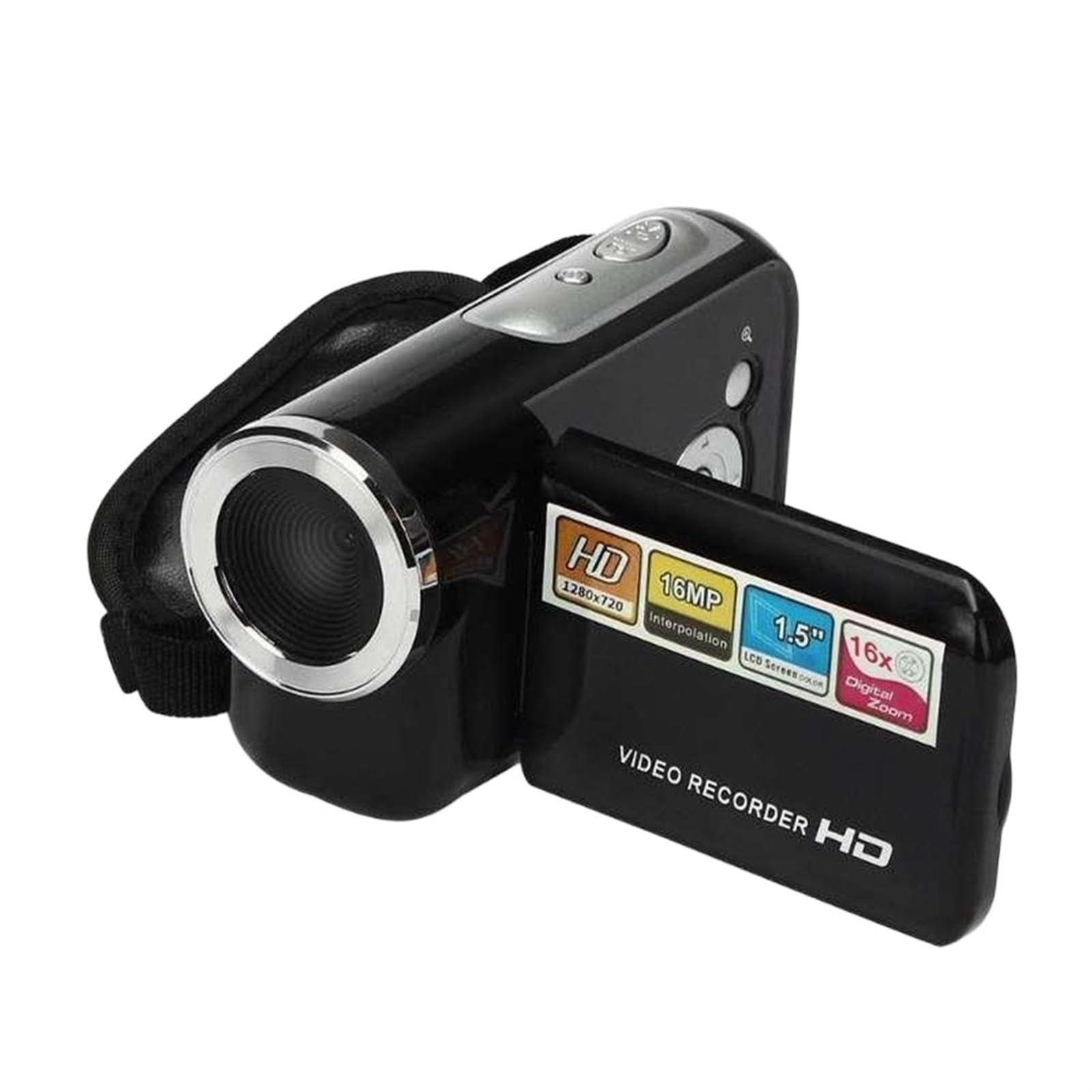 Videocamera Schermo LCD Videocamere Digitali Multifunzionali Ad Alta Definizione DV Bambini Principianti Dilettanti Cattura Facilmente Momenti Meravigliosi(1080P)