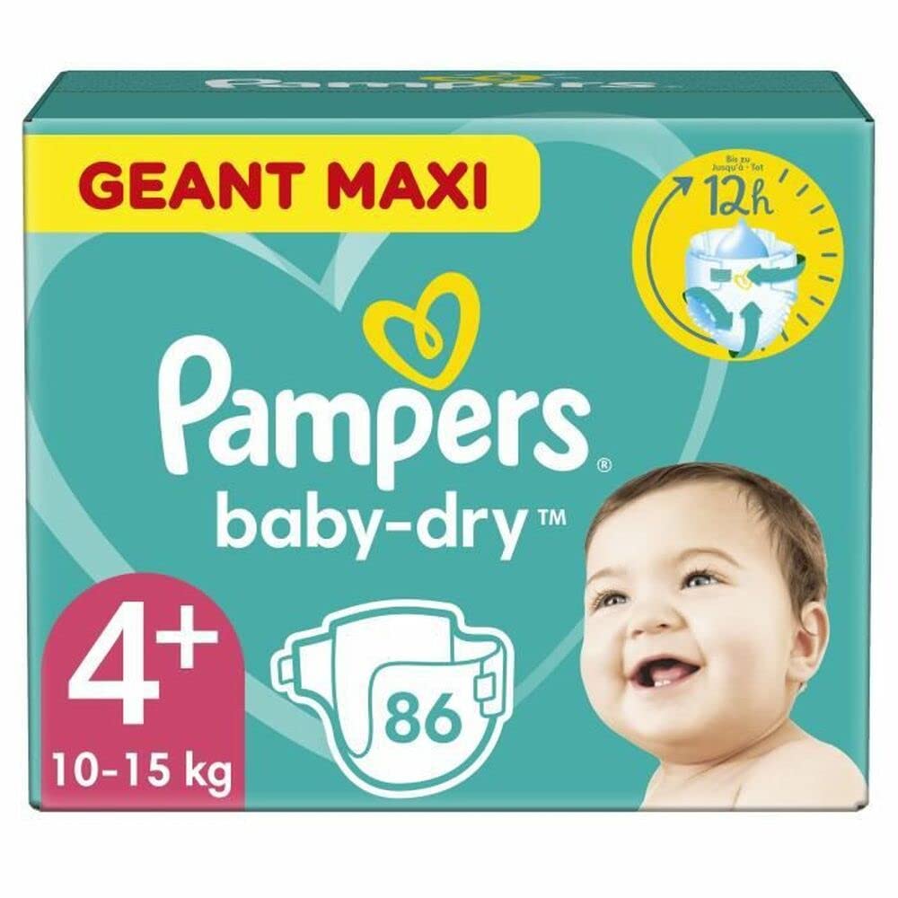 Pampers - Standard-Einwegwindeln, mehrfarbig, Größe 4+, 86 Stück