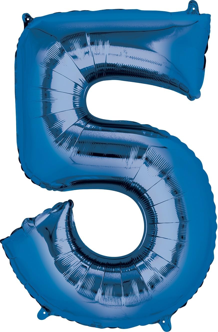 Spongebobs 5th Birthday Party Supplies 8pc Foil Balloons Bouquet Decorations