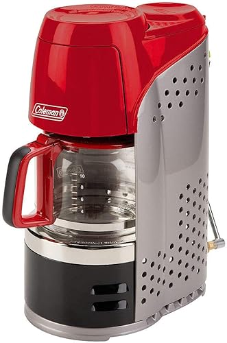 Coleman 2000020942 Cafetera Ppn Vidrio Rojo C001