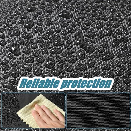 Image of ULTECHNOVO Tire Covers 4 Pack - Tough Wheel Protector for Truck, SUV, Trailer, Camper, RV Universal Fits Tire Diameters 23-25.75 inches, Black