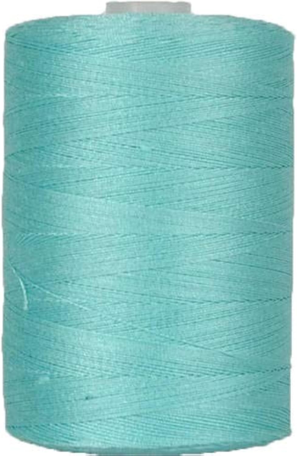 Threadart 100% Cotton Thread | for Quilting, Sewing, and Serging | 1000M Spools 50/3 Weight | Aqua 605