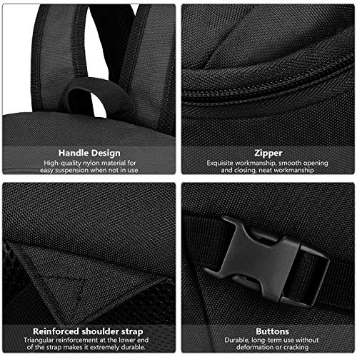 Arcenciel 10L Kid's Tactical Backpack Military Army Day Assault Pack Molle Bag Backpacks Rucksacks For Outdoor Hiking Camping Trekking Hunting With Patch (Black) … #TOP7