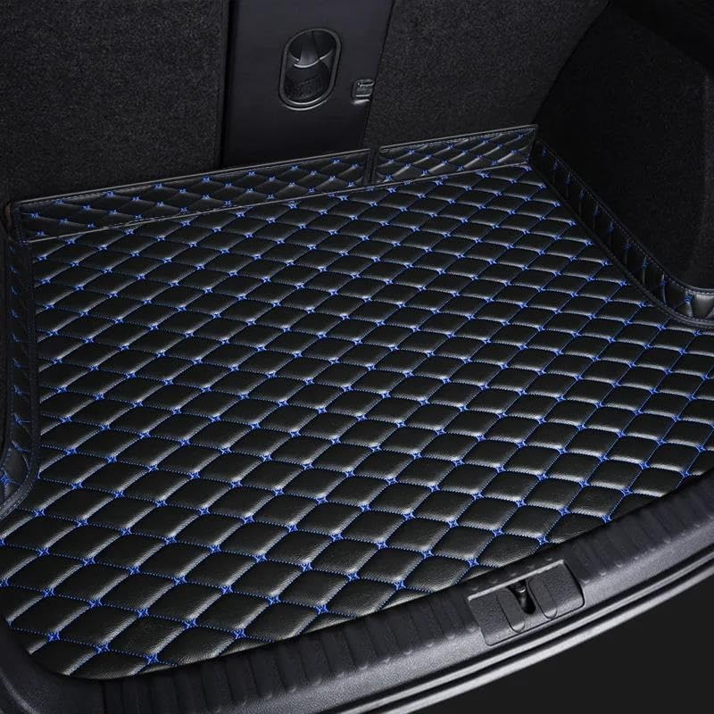 Mata do bagażnika samochodowego do Cadillac ATS CTS SRX 2010-2016, akcesoria, wewnętrzna mata do bagażnika samochodowego (czarna niebieska)
