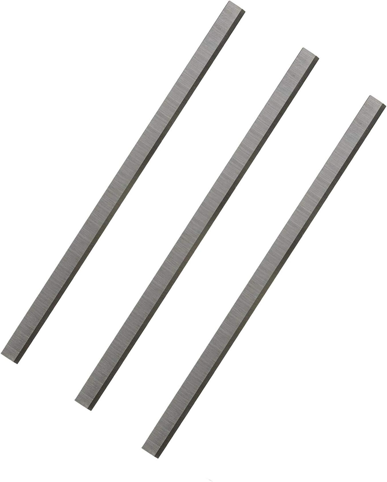 12-1/2 x 11/16 x 1/8-Inch T1-HSS Planer Blades Knives for Jet JWP-12, Grizzly G1195, RBI 812, Woodmaster 712, Belsaw 910, Powermatic, Freud, Foley-Belsaw, Reliant jointer - Set of 3