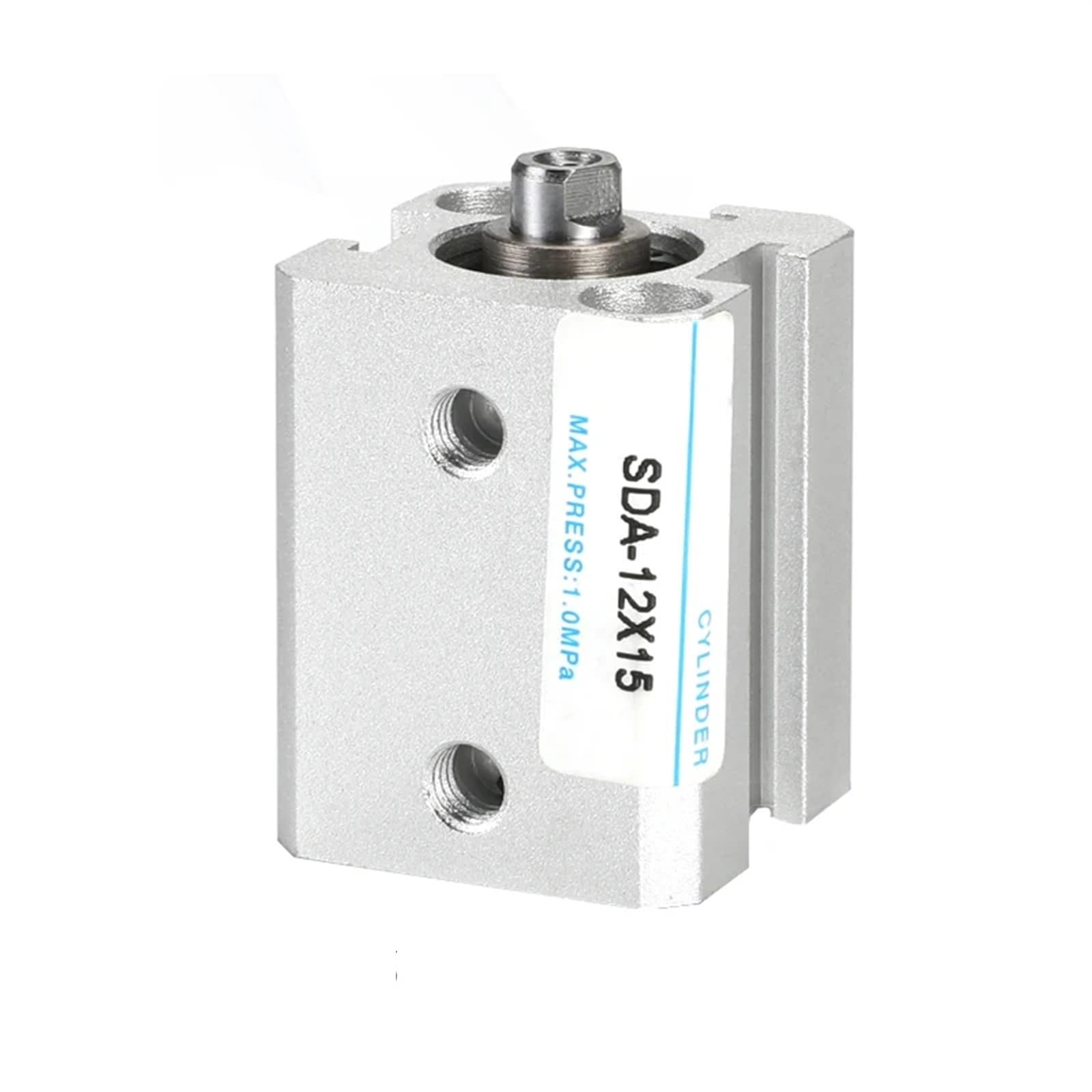 Vérin compact double effet SDA 80x50 pour l'automatisation pneumatique