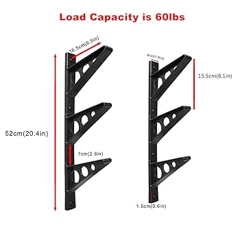 Amazon.co.jp: HUIMENG スノーボード収納ラック 壁取り付け収納