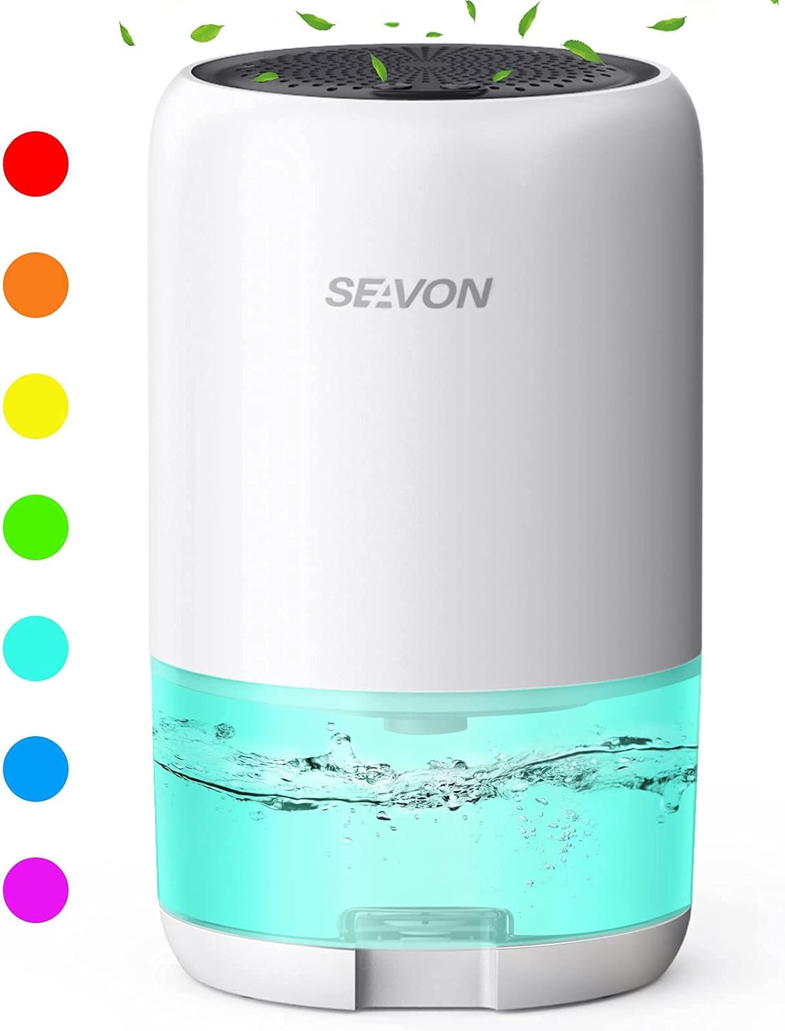 SEAVON Dehumidifier 35oz Dehumidifiers for Home 2500 Cubic