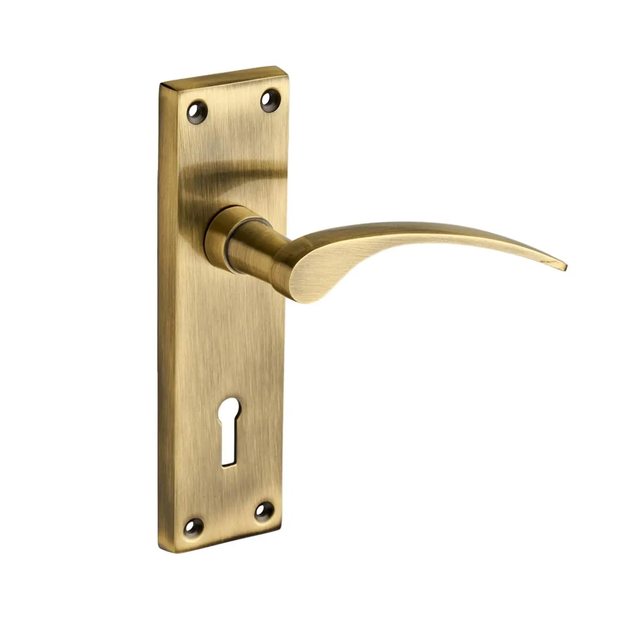 Designer Levers - Sofia Long Lever Lock Antique Brass
