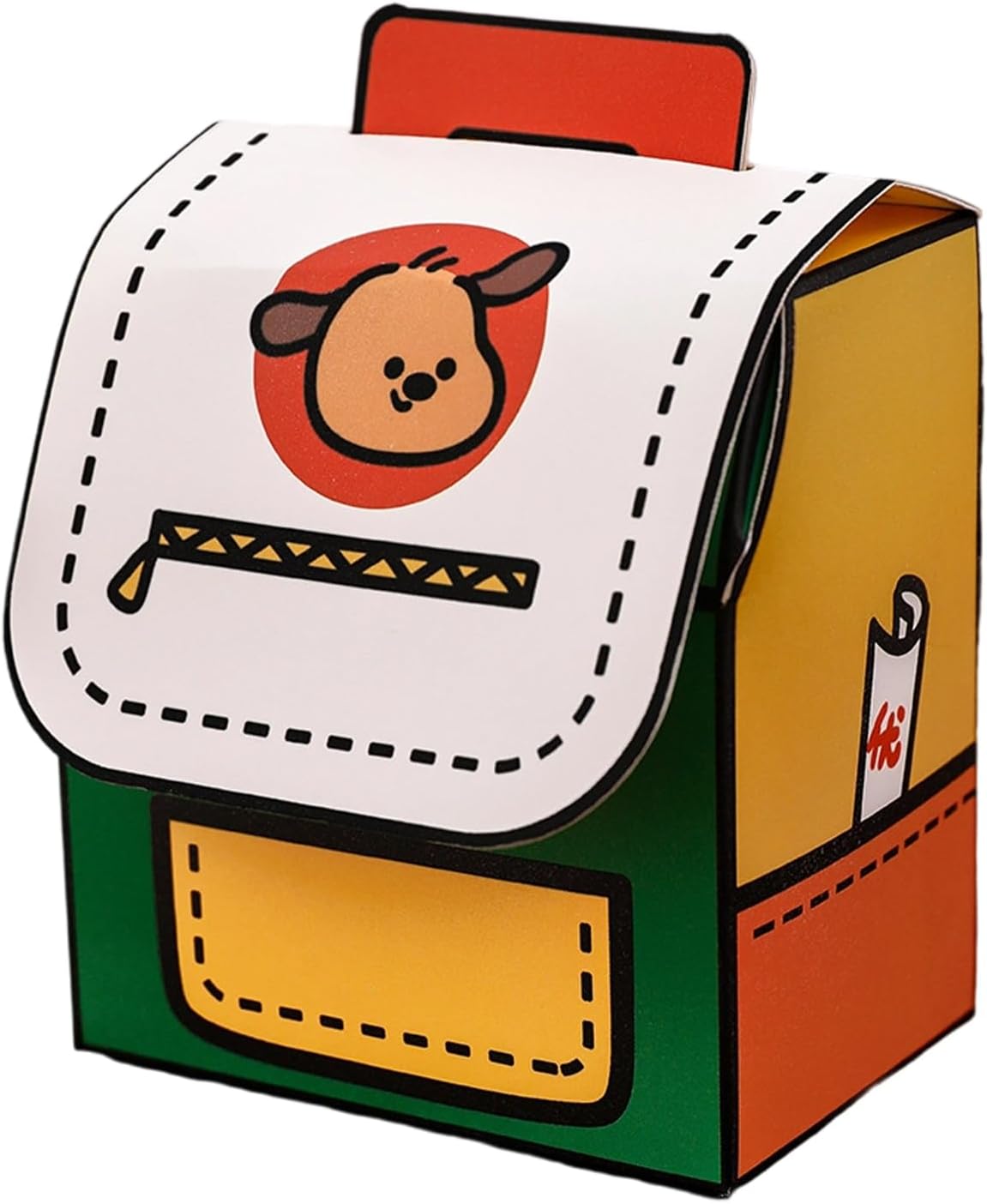 Lightweight Backpack, Compact Storage Box, Paper Bag, Portable Backpack