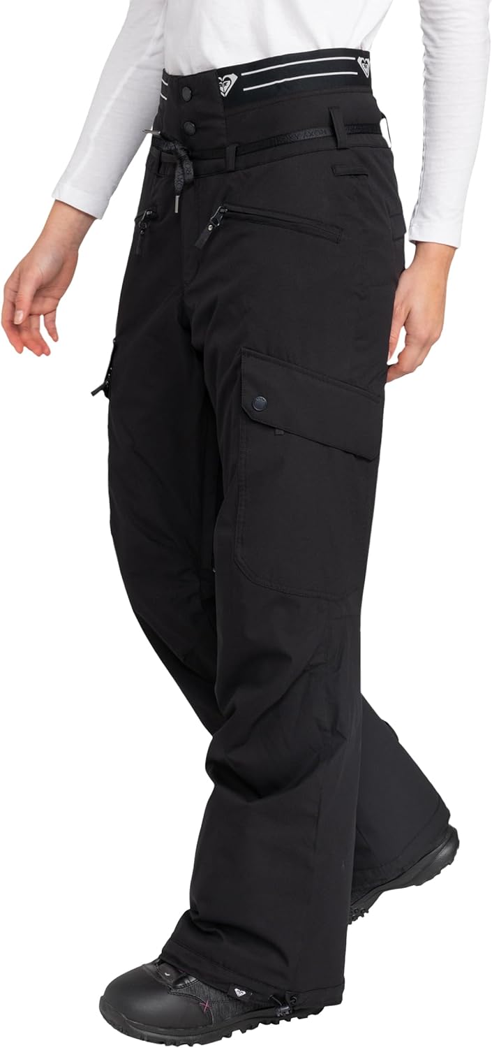 Roxy Women's Passive Lines Snowboard Pant – 10k Waterproof, Venting, Hem Lift System - Image 7
