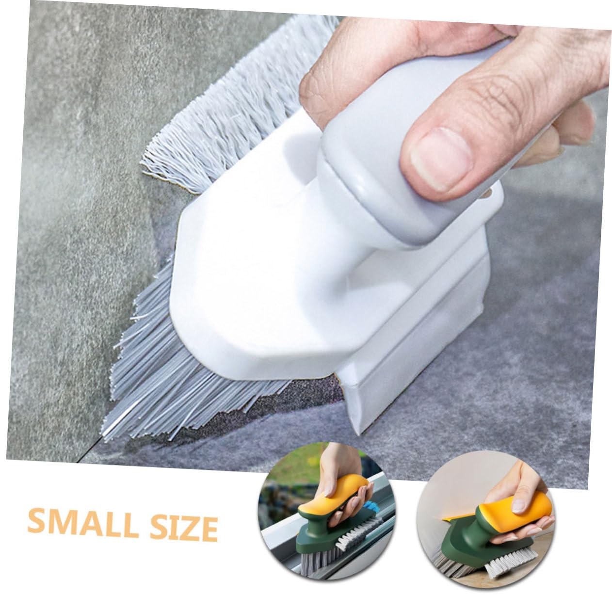 Amosfun 8piezas Cepillo De Limpieza De Lechada Cepillo Reutilizable Diseño Japonés Ergonómico para y Grietas Azulejos y Paredes