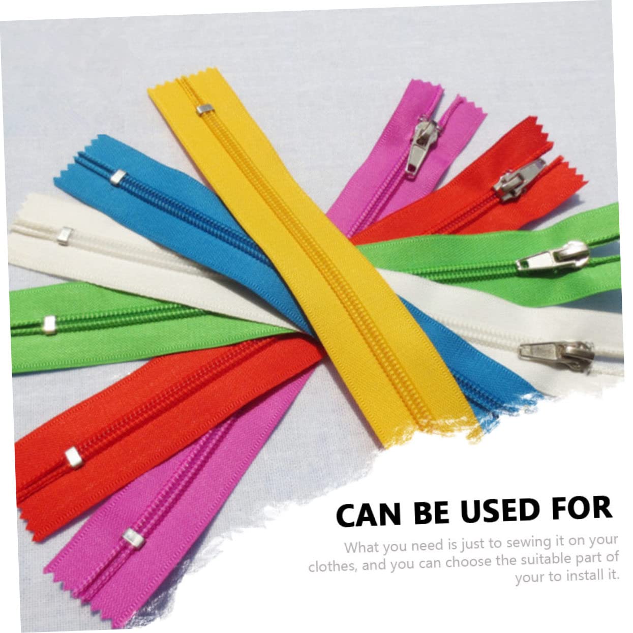 Ciieeo 100pezzi Cerniere Nylon Colorate Per Cucito Facili Da Usare e Resistenti Accessori Pratici Per Progetti Diy