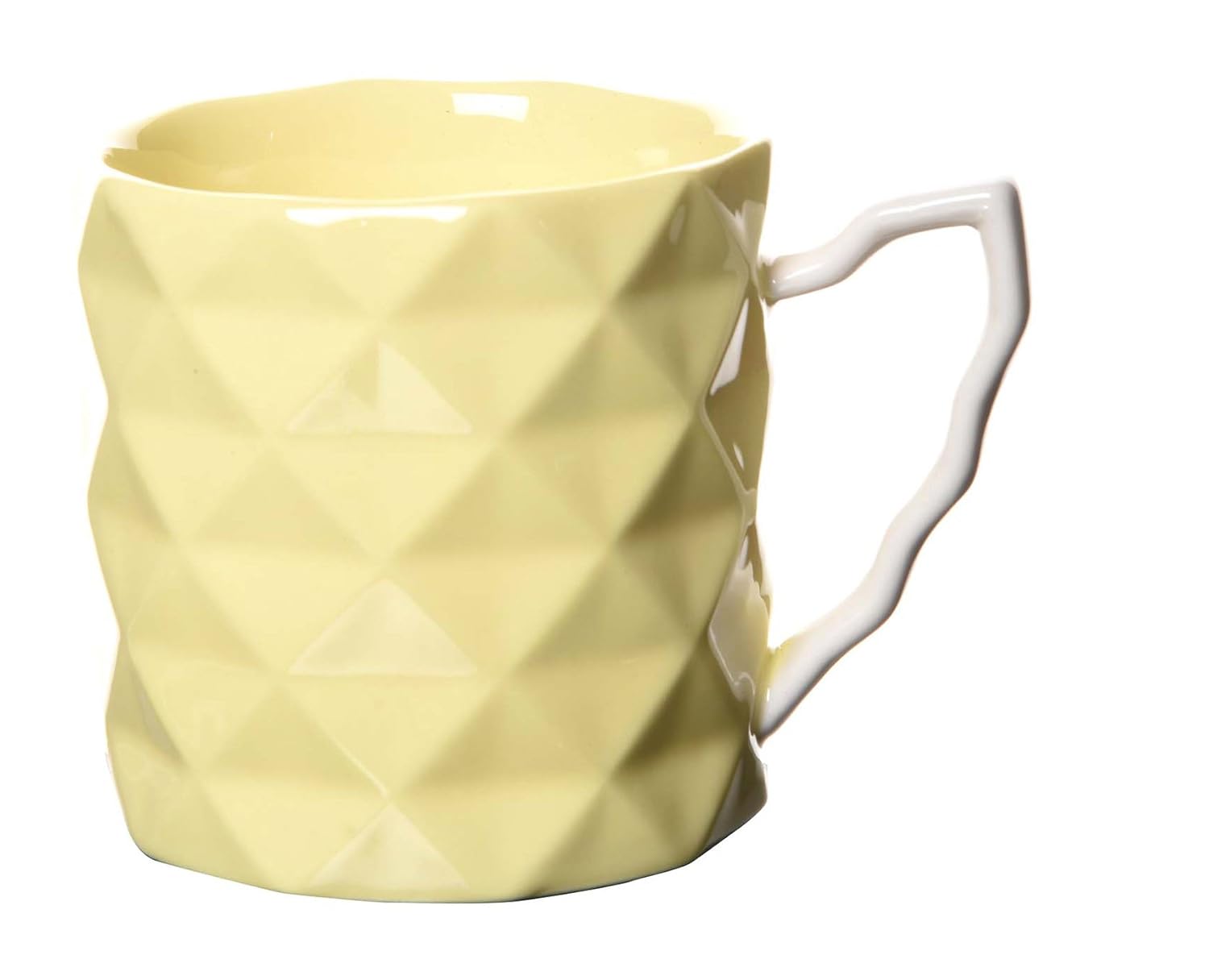 Buy Soogo Luxury Glass Tea Cup Set, 150 ml, 6Piece, Yellow Online at