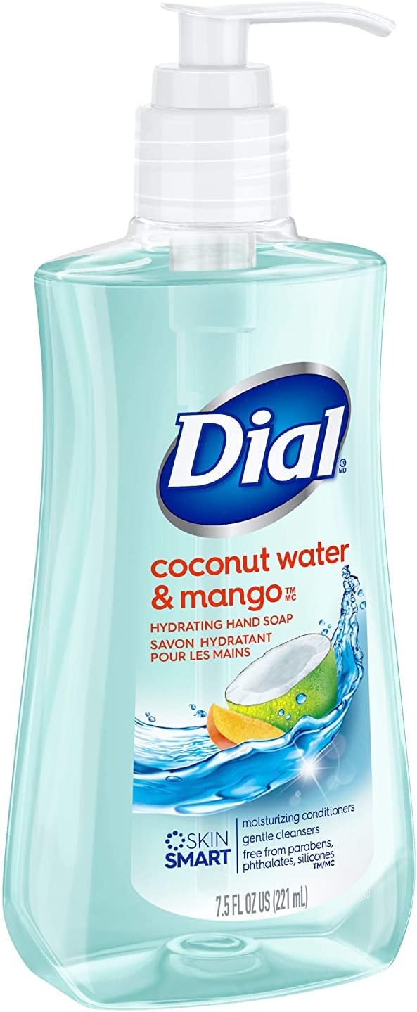 Dial Hand Soap, Coconut Water & Mango 7.50oz 3pack