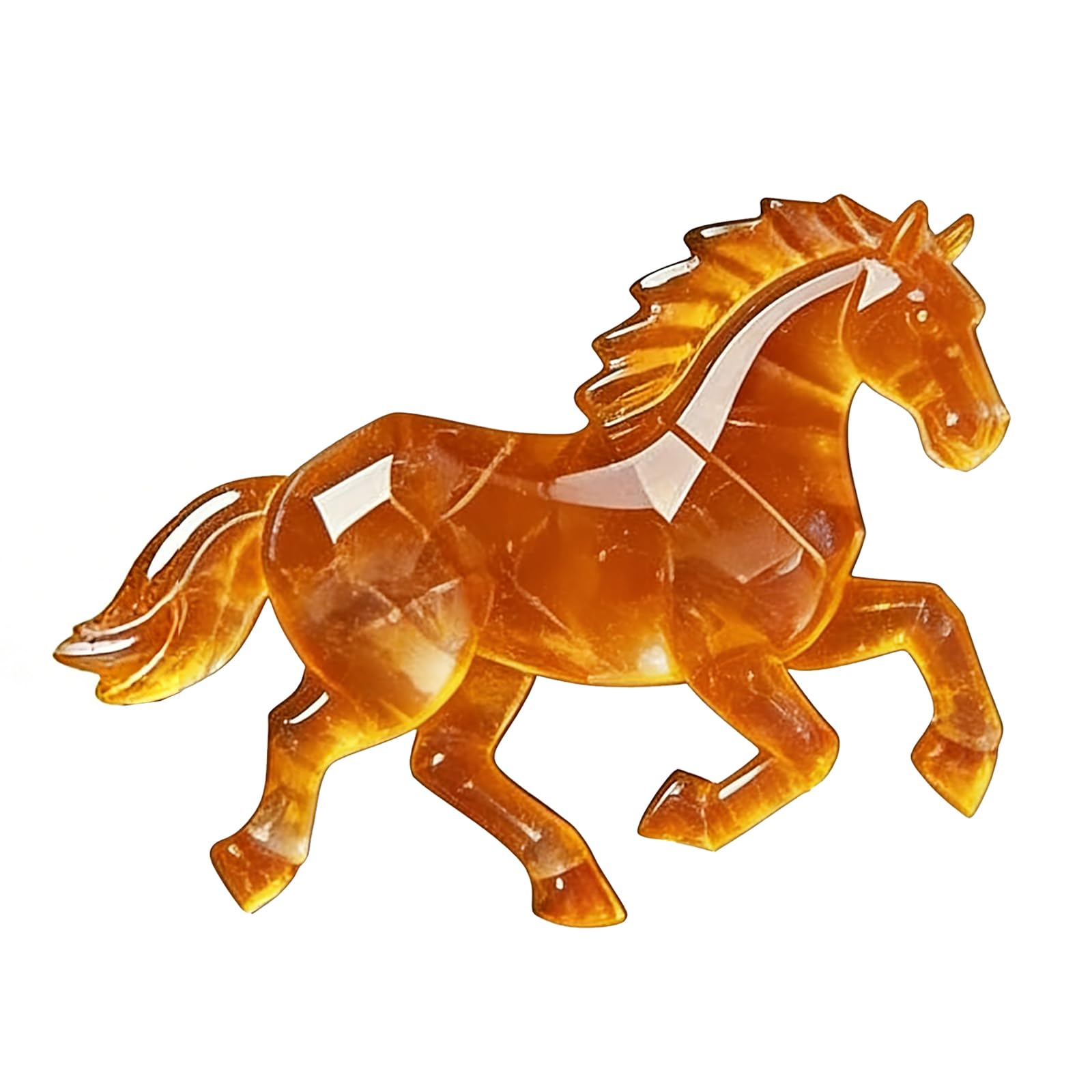 Buxuaaaa A Buxuaaa Lucky Horse Clear Crylic Pocket Card Ideal For Party Treats Nd Decorations With Sturdy User Friendly Design Wedding Gift