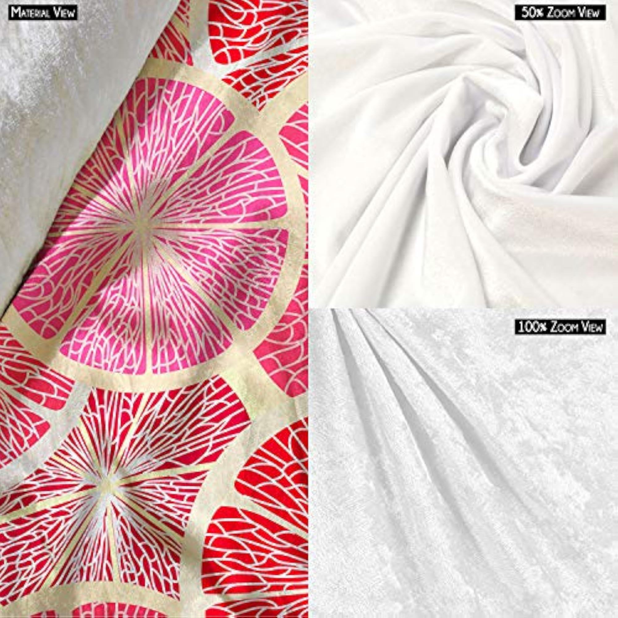 Grapefruit Velvet Table Cloth Cover for Dining Table