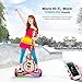 TOMOLOO Hoverboard with Bluetooth Speaker and LED Lights Self-Balancing Scooter UL2272 Certified 6.5