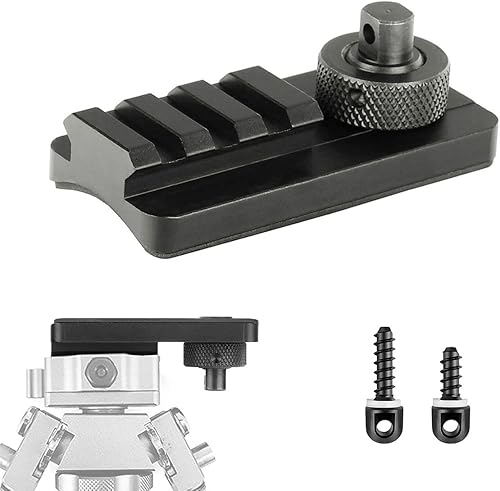 ohhunt Adaptador de bípode de rifle 0.787 in 1913 Picatinny 3 ranuras montaje