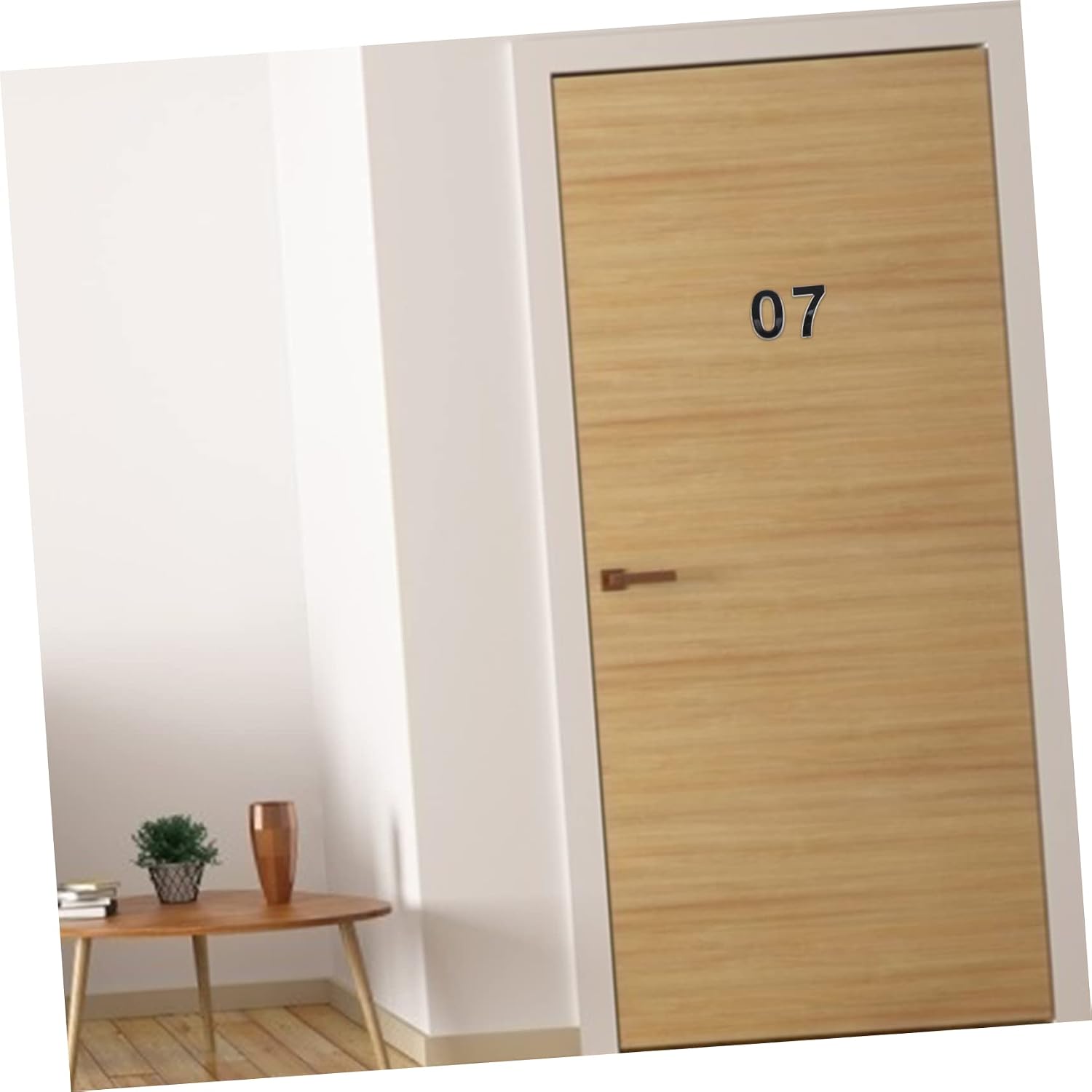 DOITOOL Outdoor House Numbers Mailbox Numbers Sticker Abs Resin Multi-function