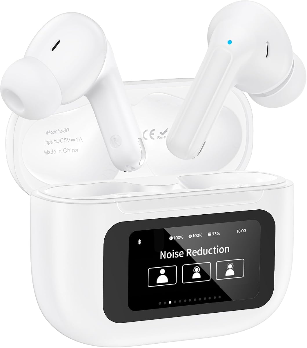 Pixel Buds Wireless Earbuds for Google Pixel 10a 10 9 Pro XL Fold 9a 8a 7 6 | Google Buds for 10/10a/10Pro/9/9a/9 Pro/8a/7 Pro/6/5/4, Wireless Headphones Noise Cancelling with Multi-Function Touch Screen
