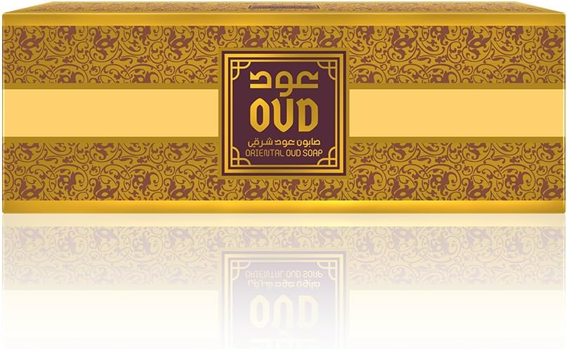 Oud Luxury Collection OUD SOAP Oriental (Gold) (3PC PACK) | Lemony Verbena & Floral Bar Soap | Hand & Body Care | Skincare | Oud Fragrance | Bath & Body Products | Handwash | Oud Luxury Collection